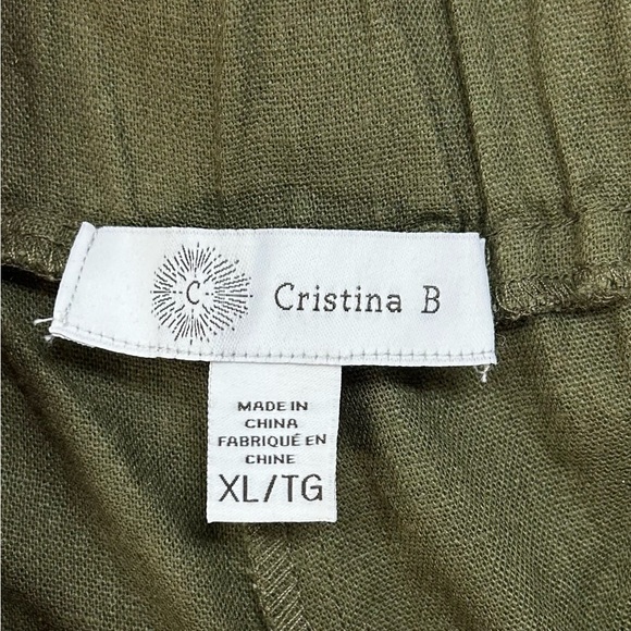 Christina B Green Lounge Pants | XL - Picture 4 of 5